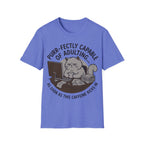 Capable of adulting (sitting at desk) T-Shirt
