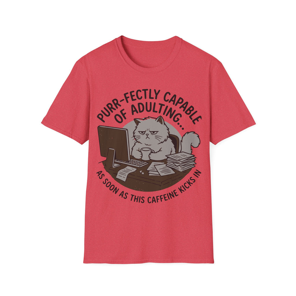 Capable of adulting (sitting at desk) T-Shirt
