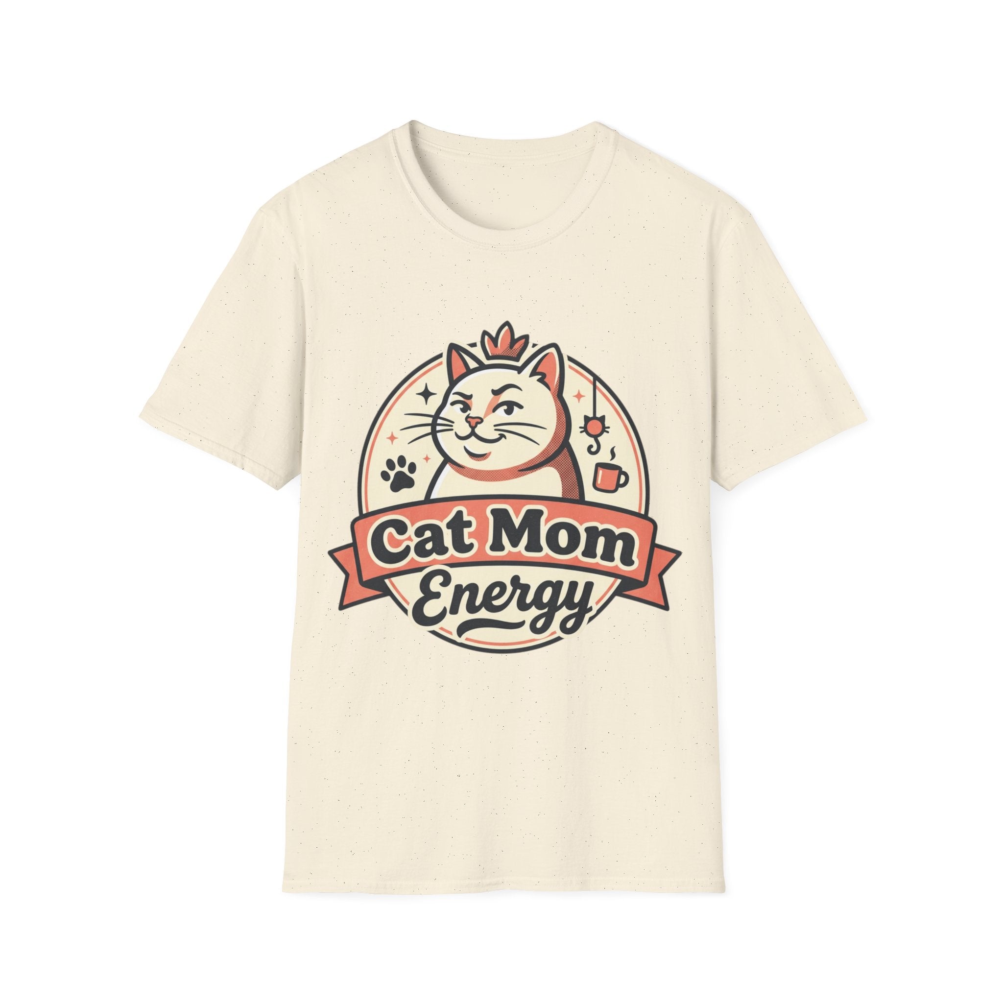Cat Mom Energy T-Shirt
