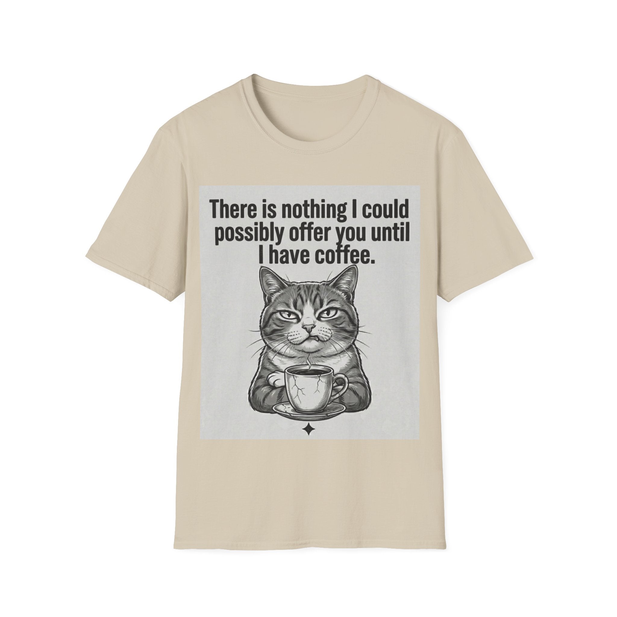 Nothing I could possibly offer you until I have coffee T-Shirt
