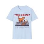 Tech Support (cat & coffee) T-Shirt
