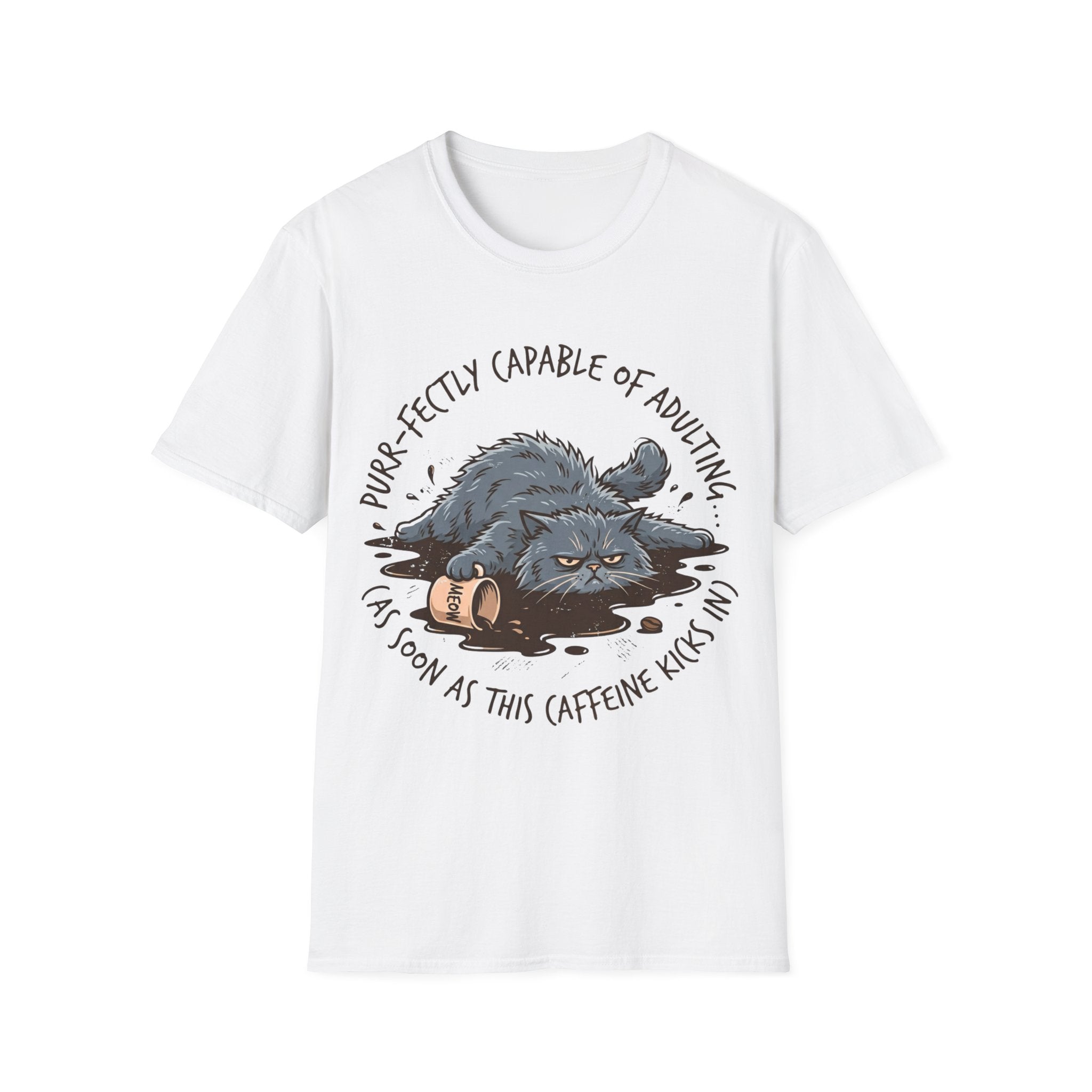 Capable of adulting (lying in coffee) T-Shirt