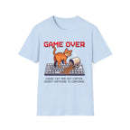 Game Over (cat & coffee) T-Shirt
