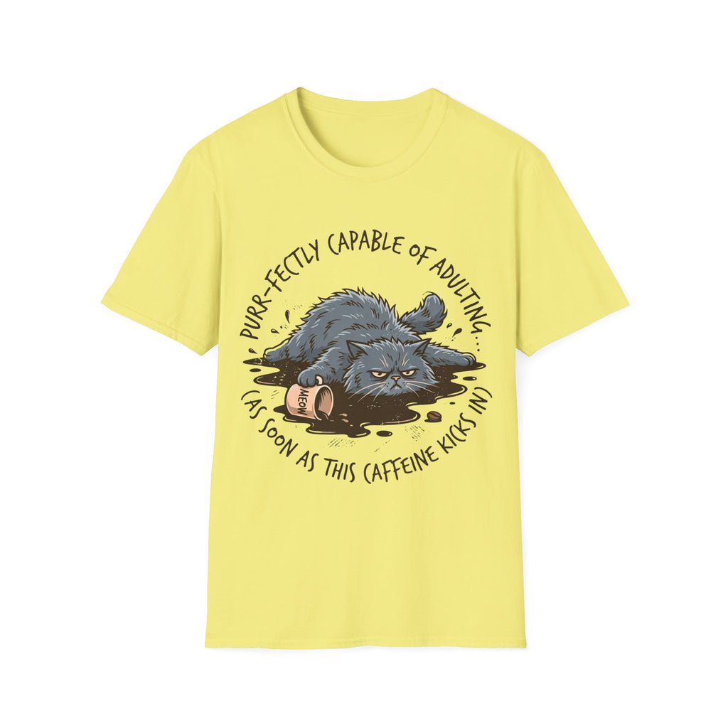 Capable of adulting (lying in coffee) T-Shirt