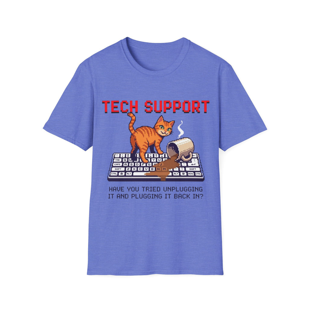 Tech Support (cat & coffee) T-Shirt