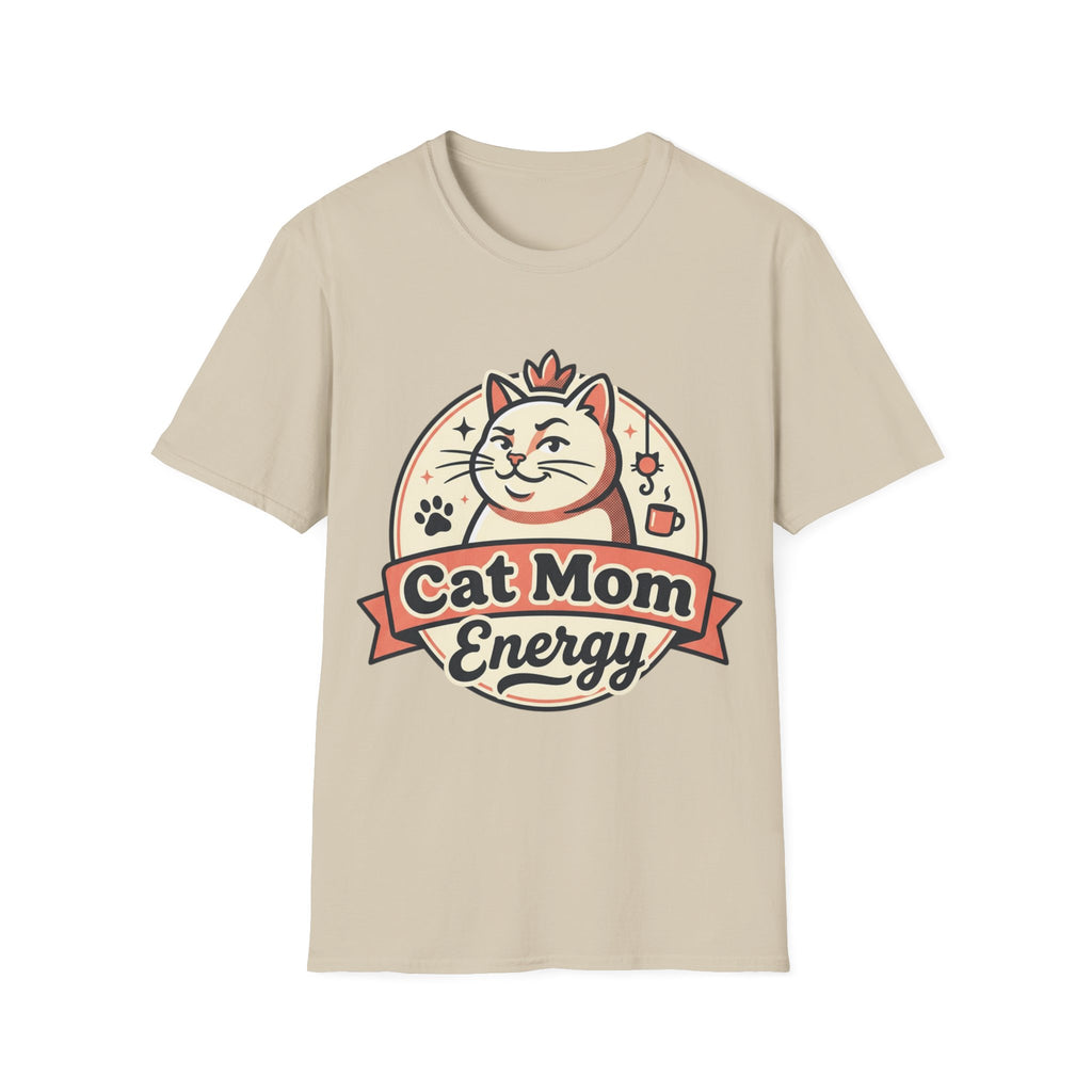 Cat Mom Energy T-Shirt
