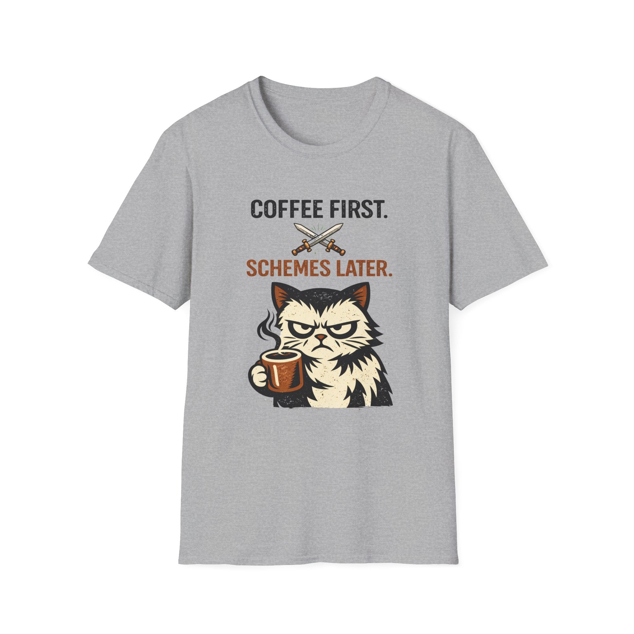 Coffee First-Schemes Later T-Shirt