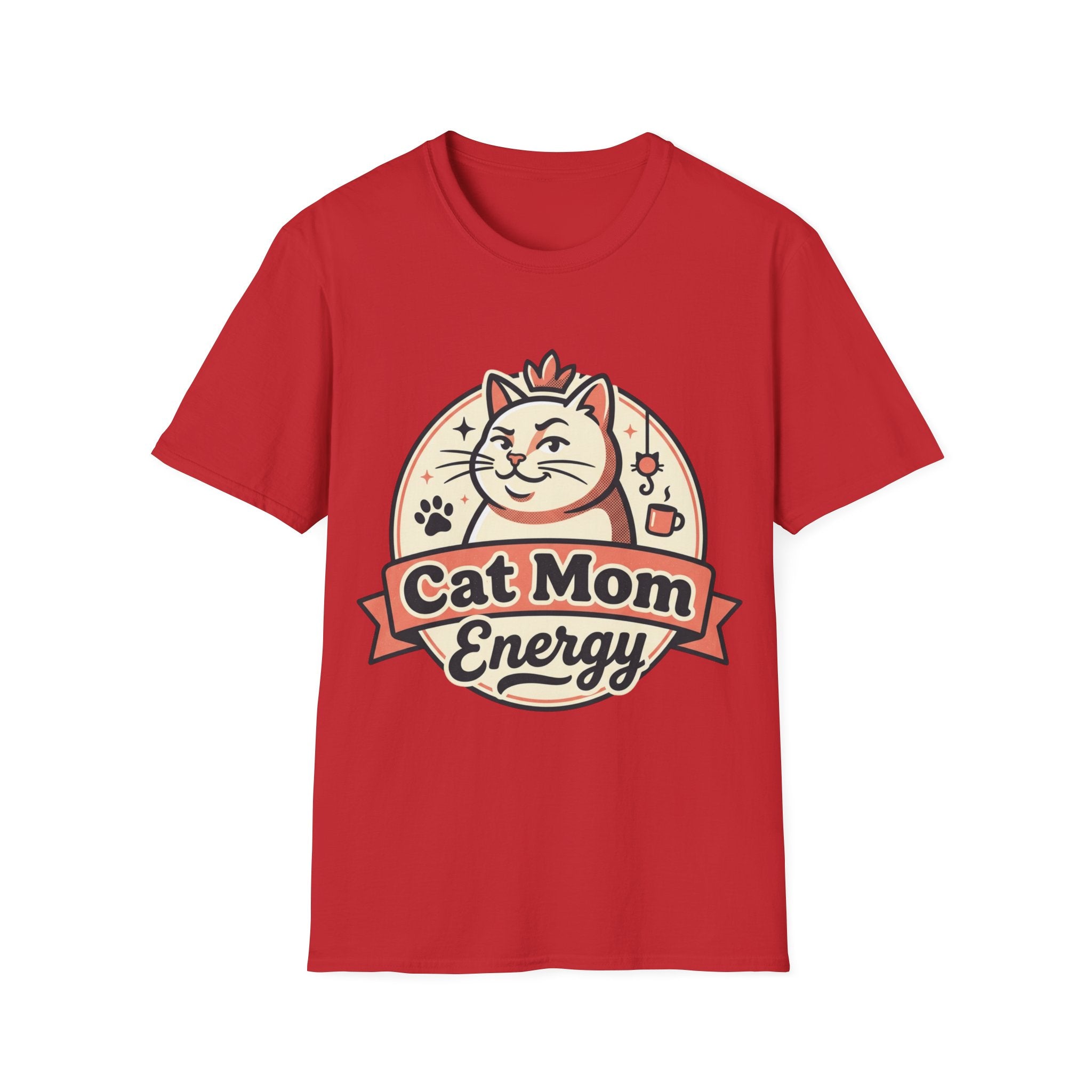 Cat Mom Energy T-Shirt