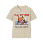 Tech Support (cat & coffee) T-Shirt