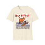 Tech Support (cat & coffee) T-Shirt