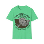 Capable of adulting (sitting at desk) T-Shirt