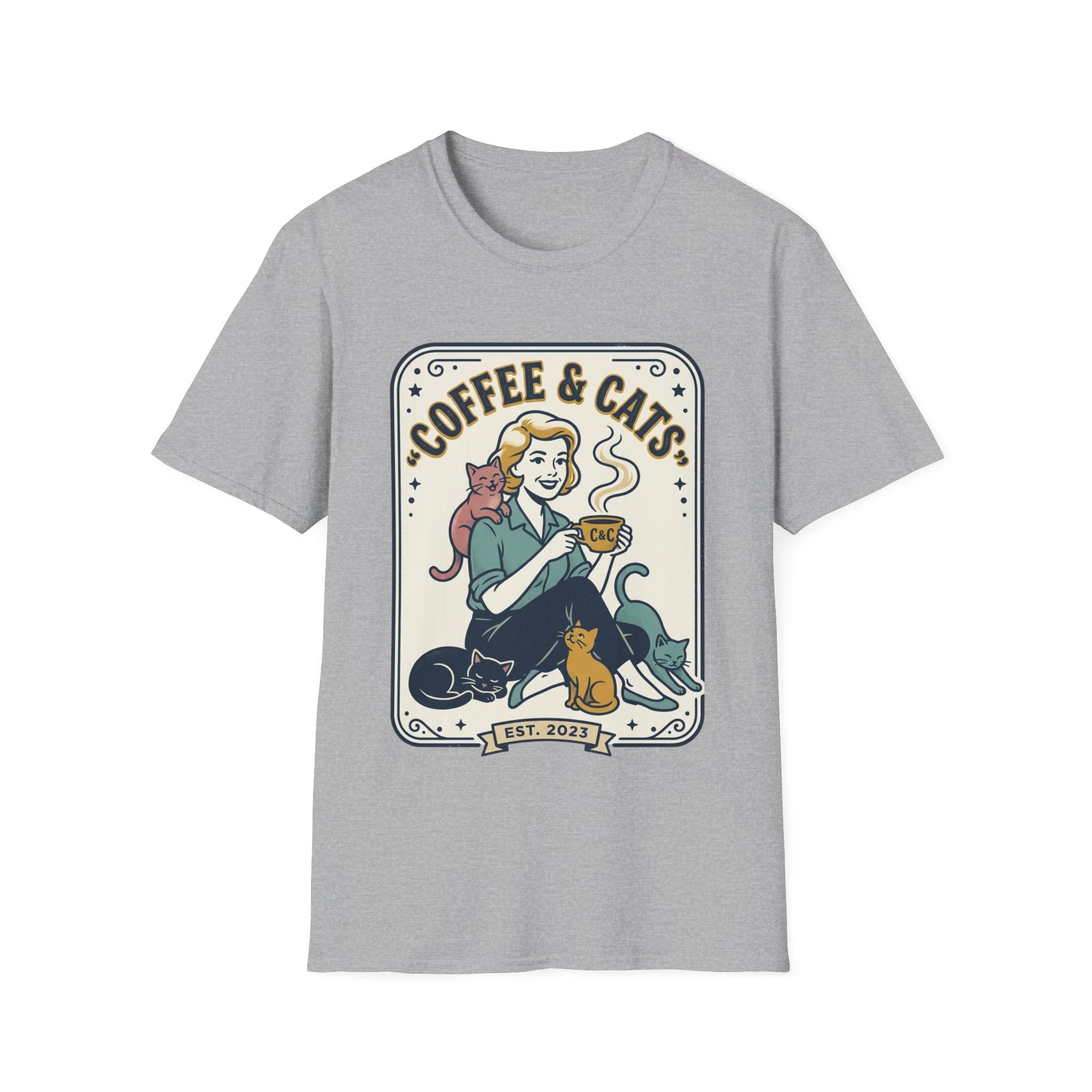 Coffee and Cats T-Shirt