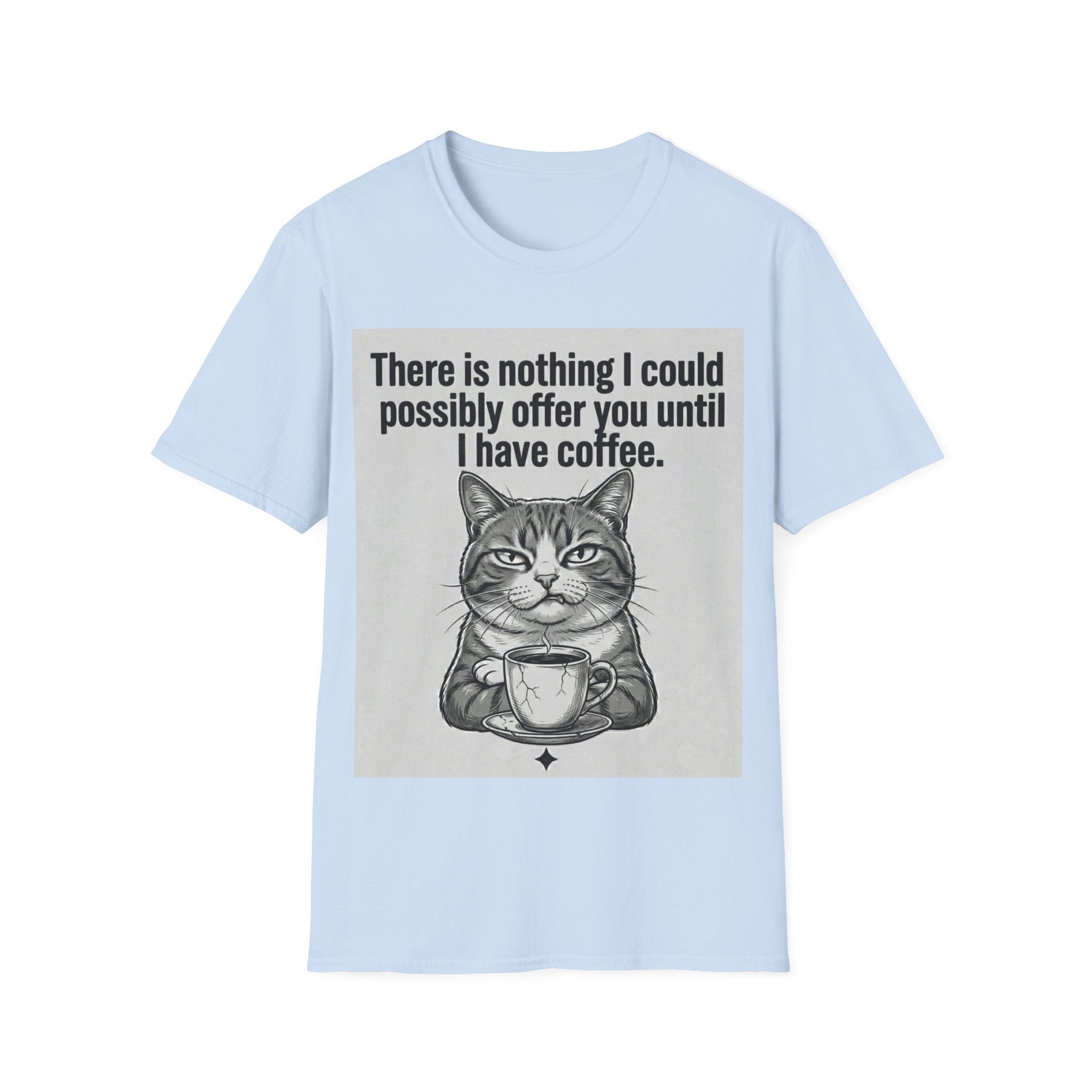 Nothing I could possibly offer you until I have coffee T-Shirt