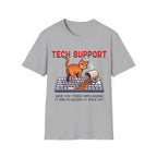 Tech Support (cat & coffee) T-Shirt
